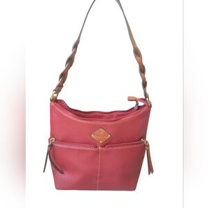 St. John's Bay Red Wine and Brown Shoulder Bag